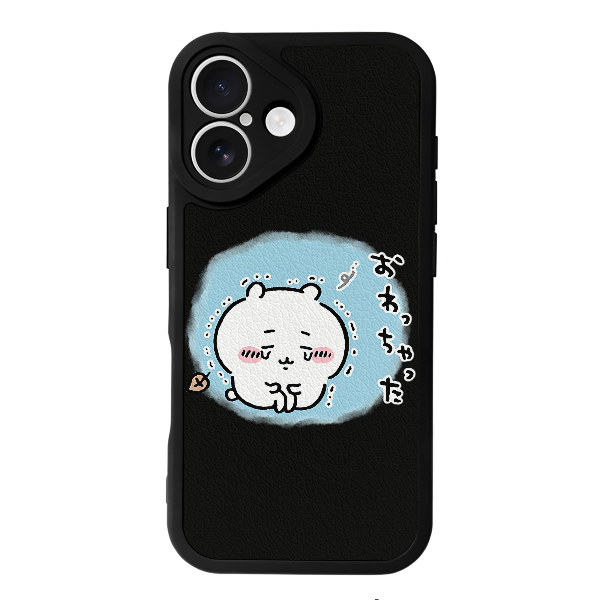 （画像用） ちいかわ ちいかわ Chii-kawa chiikawa 【iPhone 16シリーズ対応】シリコンスマホケース（レザー調） 材質：シリコン
